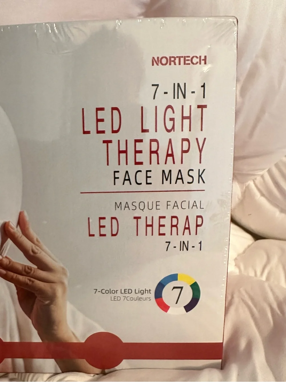 Nortech NWT 7-in-1 LED Light Therapy Face Mask Skin Rejuvenation Set SP-1100